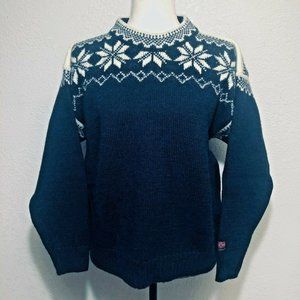 Devold Norway Women's Sweater Blue Size Large Wool